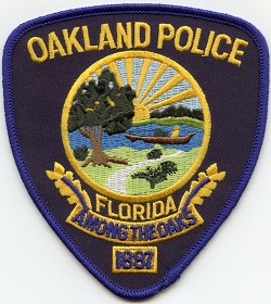 Oakland Florida Police Department patch