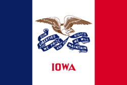 State flag of Iowa