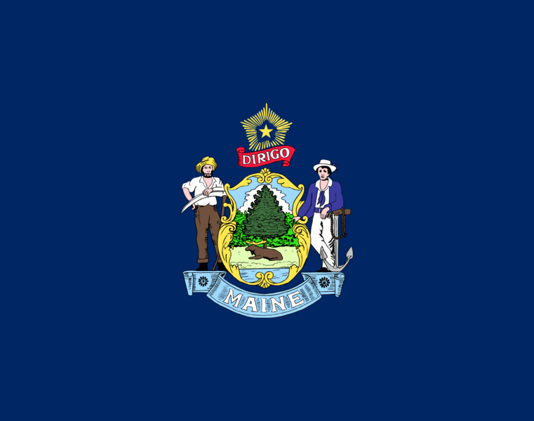 File:State Flag - Maine.png