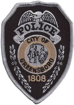 Greensboro North Carolina Police Department patch