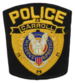 Carroll Iowa Police Department patch