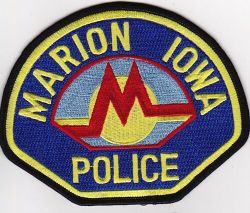 City of Marion Iowa Police Department patch