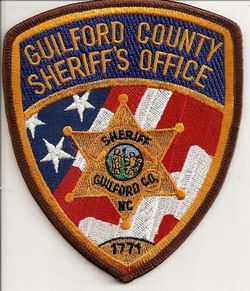 Guilford County North Carolina Sheriff's Office patch