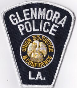 Glenmora Louisiana Police Department patch