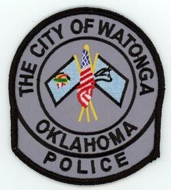 Watonga Oklahoma Police Department patch