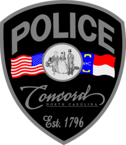 Concord North Carolina Police Department patch