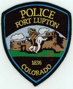 Fort Lupton Colorado Police Department patch