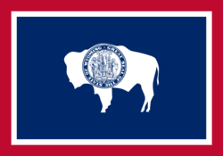 State flag of Wyoming