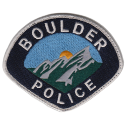 Boulder Colorado Police Department patch