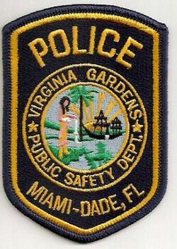 Virginia Gardens Florida Police Department patch