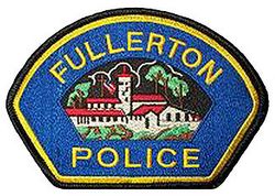 Fullerton California Police Department patch